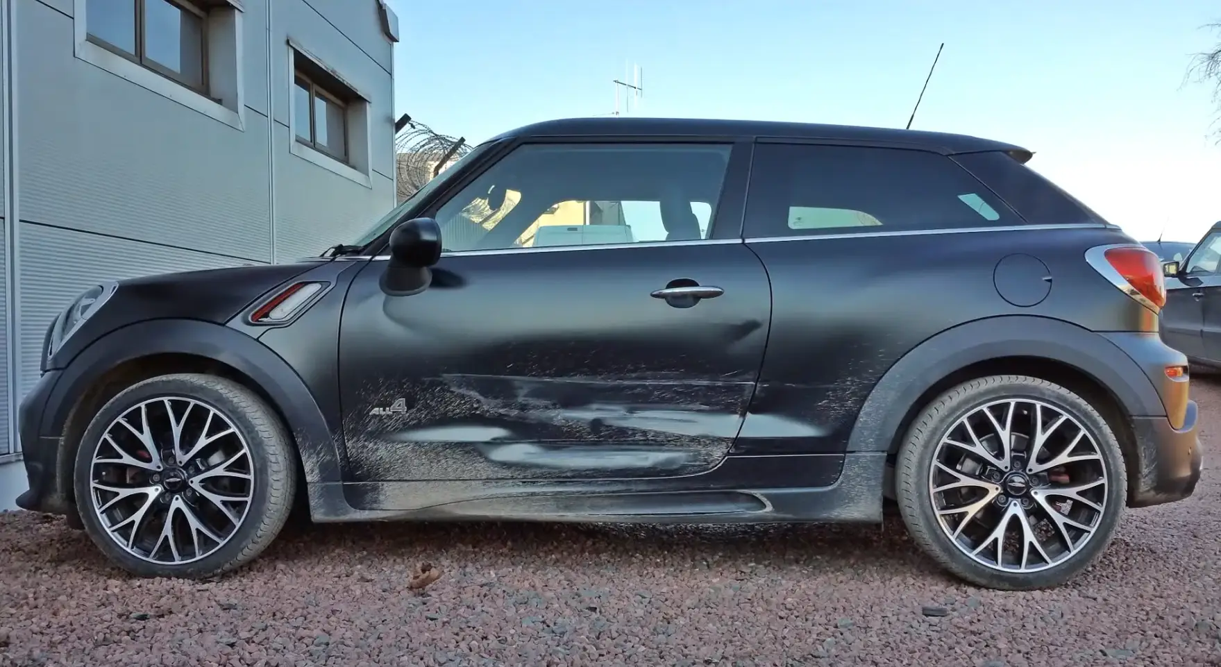 Before – Bumper Damage